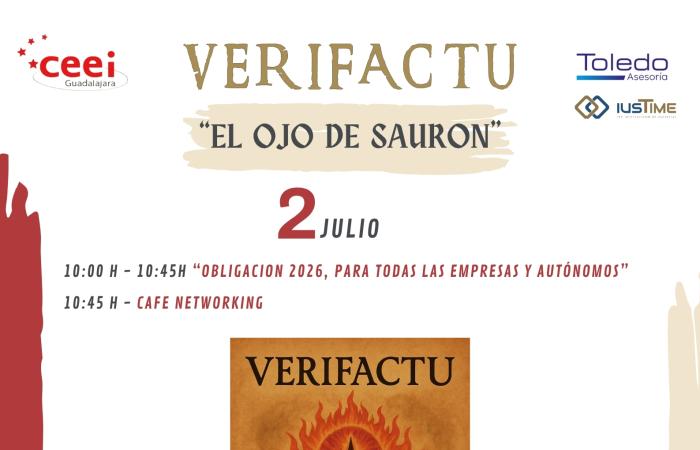 TALLER VERIFACTU O EL OJO DE SAURON - ASESORIA TOLEDO - 2 JULIO 10:00H �