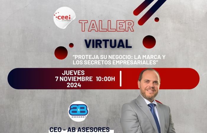 TALLER  VIRTUAL 7 NOVIEMBRE - MIKEL VEIGA  - “PROTEJA SU NEGOCIO: LA MARCA Y LOS SECRETOS EMPRESARIALES