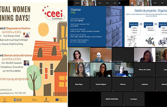 Una treintena de PYMEs y emprendedores se informan de c�mo emprender durante el COVID-19 en el tercer virtual women training days del CEEI Guadalajara�