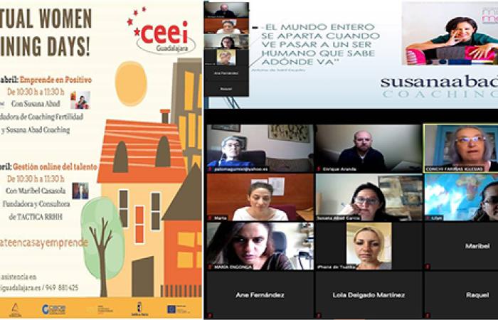 Emprender en positivo, primer virtual women training days del CEEI Guadalajara�