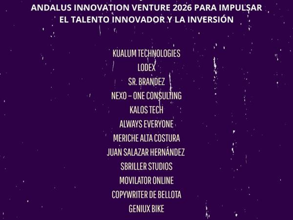 Doce startups del ecosistema digital ECOINNTECH participar�n en Al-Andalus Innovation Venture 2026 para impulsar la innovaci�n y la captaci�n de inversi�n