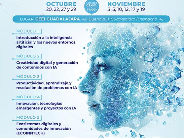 El CEEI Guadalajara y el Ayuntamiento de Guadalajara impulsan el talento joven con un programa formativo gratuito en inteligencia artificial