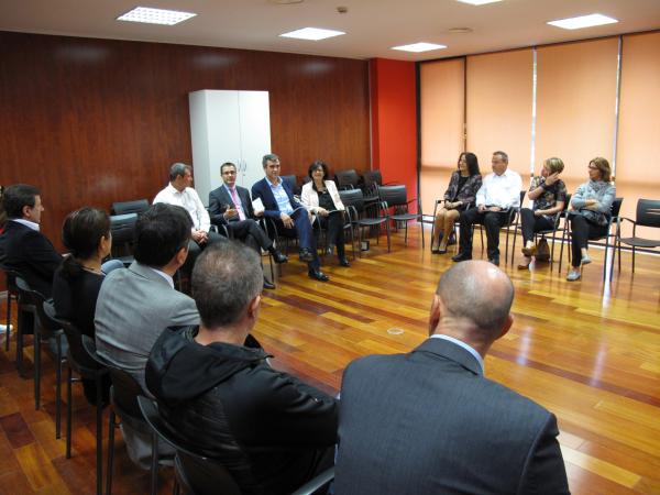 El alcalde de Guadalajara conoce de primera mano las inquietudes de las empresas del CEEI de Guadalajara