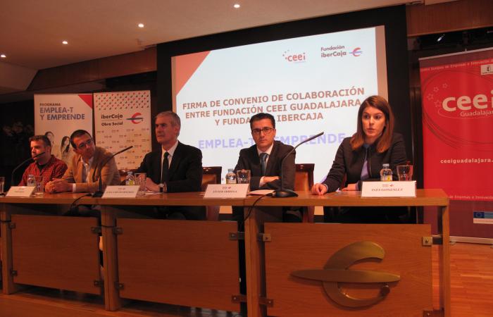 La fundaci�n Ibercaja renueva su colaboraci�n con la Fundaci�n CEEI Guadalajara para desarrollar el Programa Emplea-T y Emprende�