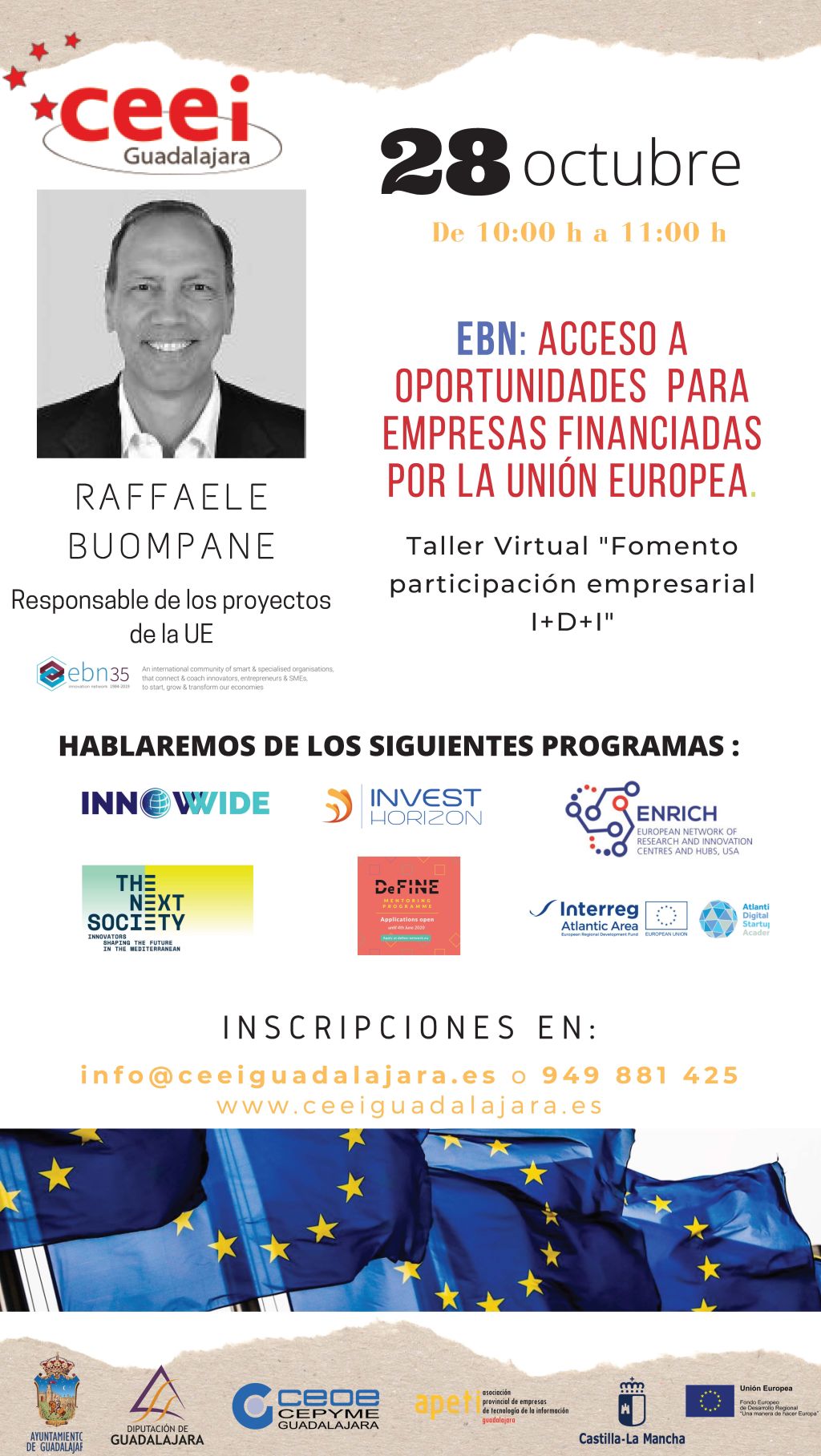 TALLER EBN ACCESO A OPORTUNIDADES PARA EMPRESAS FINANCIADAS POR LA UE