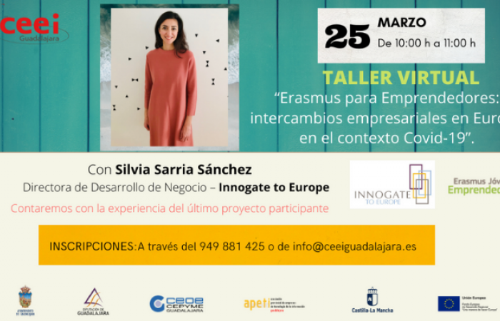TALLER VIRTUAL ERASMUS PARA EMPRENDEDORES: Intercambios empresariales en EU en contexto Covid-19�
