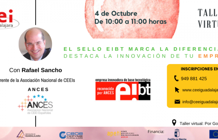 Taller Virtual El sello EIBT marca la diferencia: Destaca la innovaci�n de tu empresa�