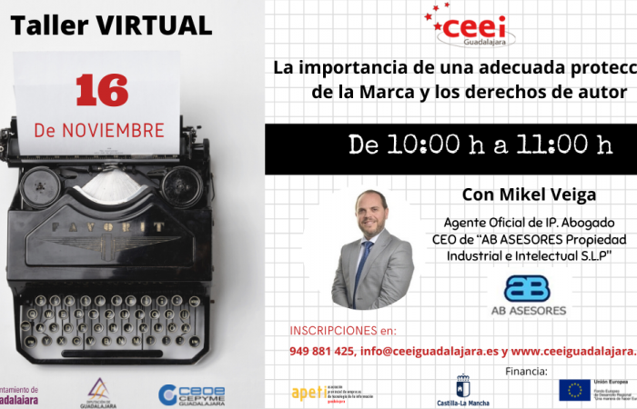 TALLER VIRTUAL LA IMPORTANCIA DE UNA ADECUADA PROTECCI�N DE LA MARCA Y LOS DERECHOS DE AUTOR�
