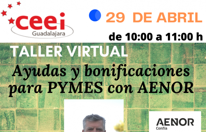 TALLER VIRTUAL AYUDAS Y BONIFICACIONES PARA PYMES CON AENOR�