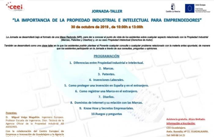 Jornada Taller Propiedad Industrial e Intelectual para Emprendedores�