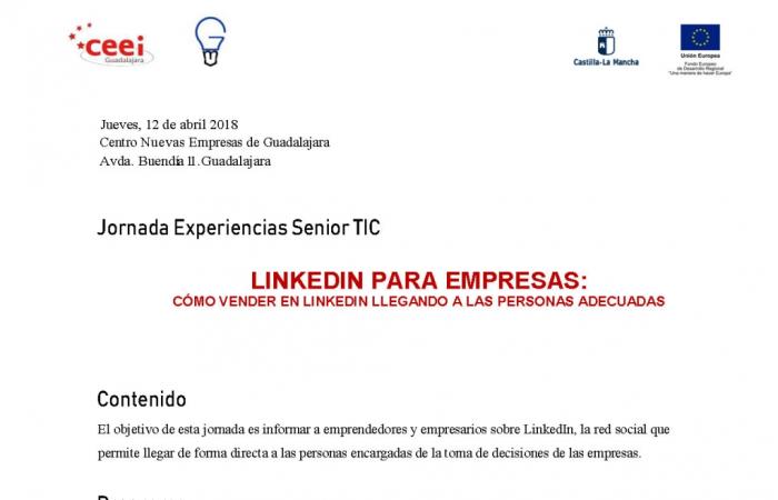 LINKEDIN PARA EMPRESAS:  C�mo vender en LinkedIn llegando a las personas adecuadas�