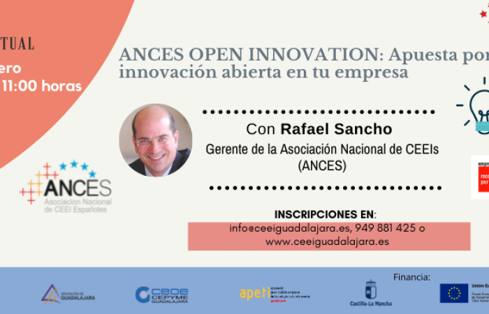 TALLER VIRTUAL ANCES OPEN INNOVATION: APUESTA POR LA INNOVACI�N ABIERTA EN TU EMPRESA�