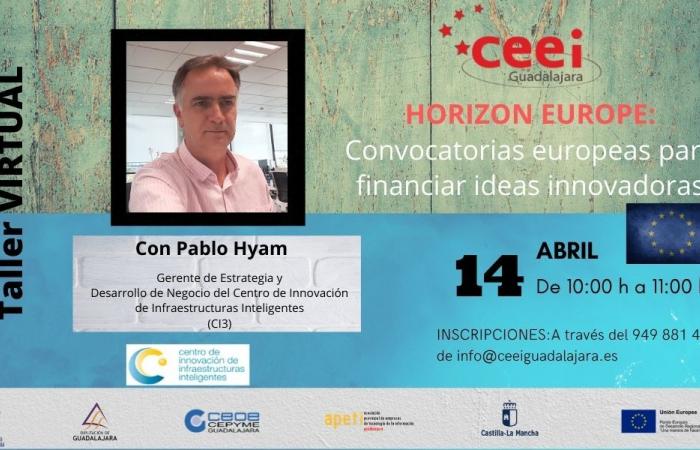 TALLER VIRTUAL HORIZON EUROPE: CONVOCATORIAS EUROPEAS PARA FINANCIAR IDEAS INNOVADORAS�