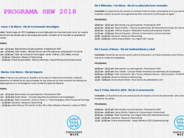 STARTUP EUROPE WEEK 2018