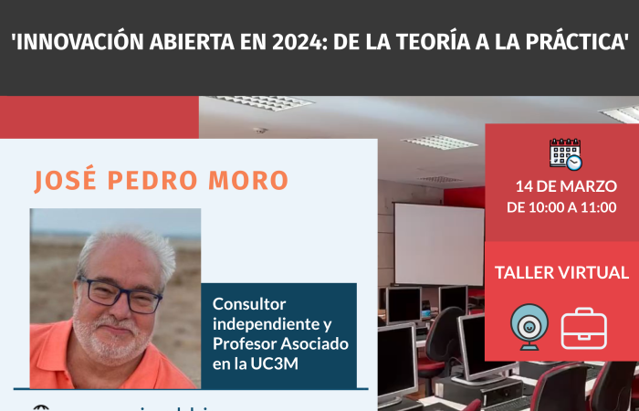 NUEVO TALLER VIRTUAL: 14 DE MARZO CON JOS� PEDRO MORO�