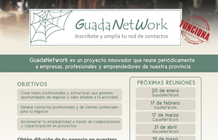  GuadaNetWork prepara 7 nuevos encuentros para el primer semestre de 2017, con el objetivo de seguir acercando empresas�