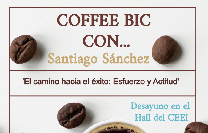NUEVO COFFEE BIC EL D�A 10 DE MAYO A LAS 10H DE LA MANO DE PILOTES S�NCHEZ�